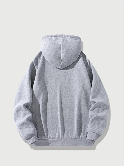 Ensemble sweat-shirt à capuche + pantalon de survêtement pour hommes, mode décontractée, chaud, motif MILANO ITALIA imprimé, ample, peluche épaisse, automne et hiver