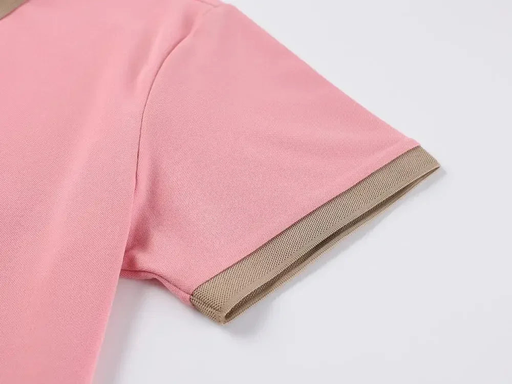 Polo d'été à manches courtes pour hommes, LOGO brodé, grande taille, T-shirt d'affaires en Nylon fin, respirant, de haute qualité