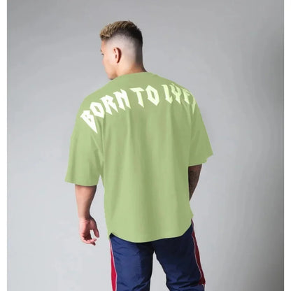 Coupe ample hommes été automne sport T-Shirt Fitness basket-ball à manches courtes élastique haut décontracté en Style coréen grande taille