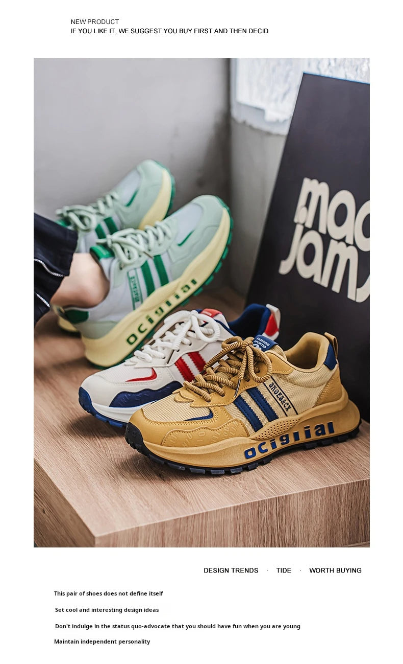 Chaussures décontractées confortables et polyvalentes pour hommes, marque tendance, avec semelles souples, antidérapantes et résistantes à l'usure, Zapatos Hombre