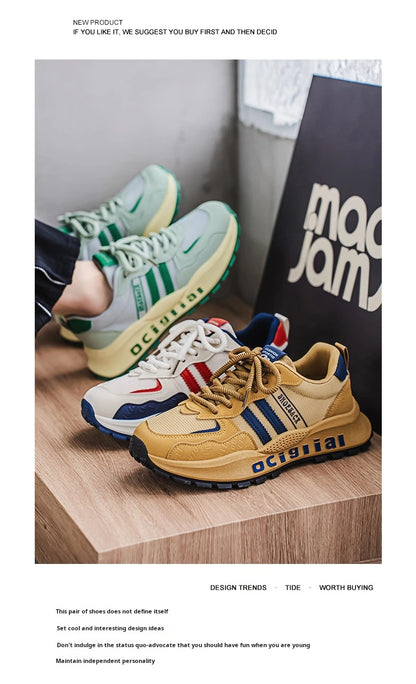 Chaussures décontractées confortables et polyvalentes pour hommes, marque tendance, avec semelles souples, antidérapantes et résistantes à l'usure, Zapatos Hombre