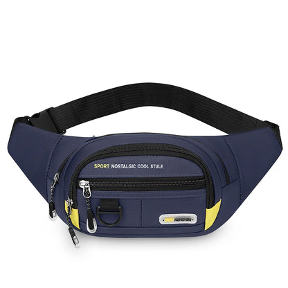 Sac de taille de Fitness de grande capacité pour hommes, Portable, Anti-vol, Ultra fin, petit sac de poitrine, sport, loisirs de plein air, course à pied
