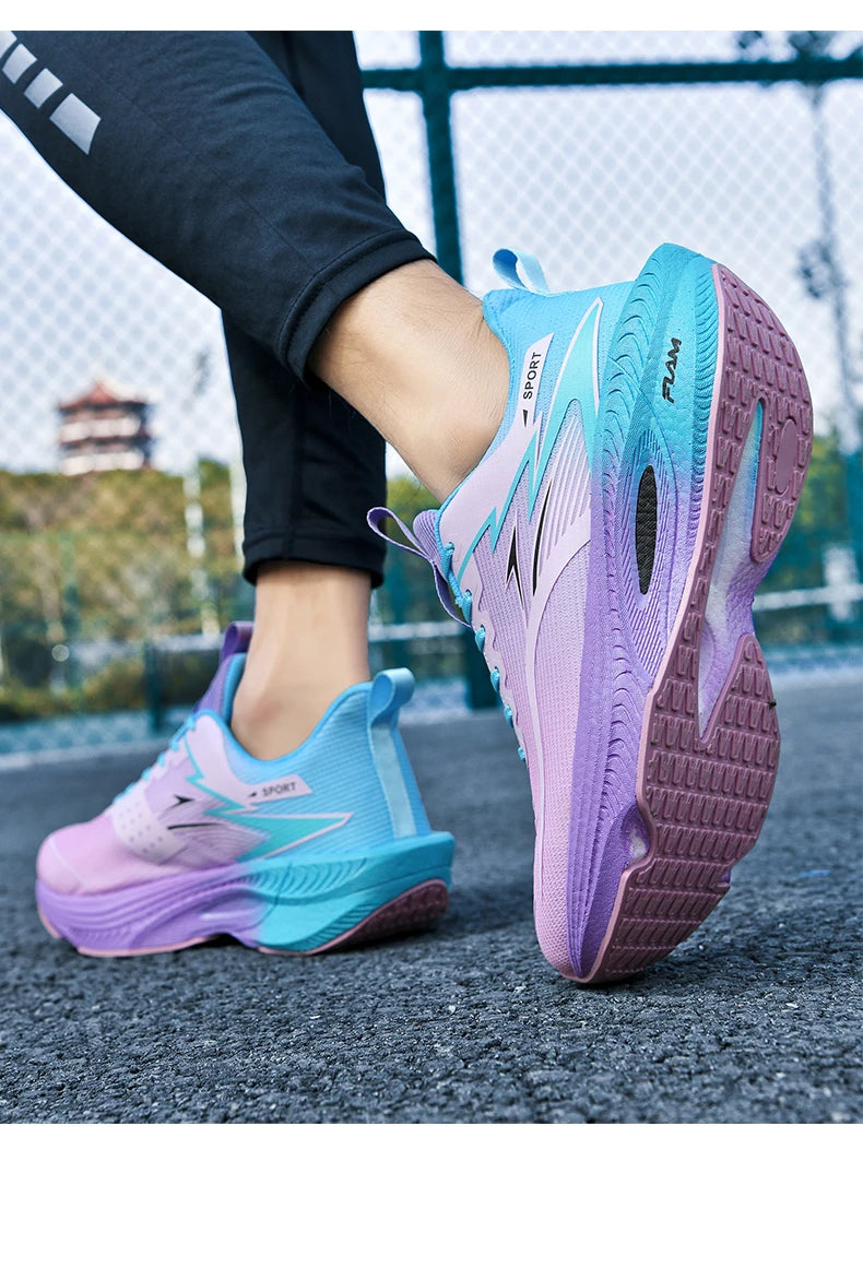 Chaussures de Sport de haute qualité pour hommes, baskets de course à plateforme décontractées, respirantes, de marche, de basket-ball, confortables pour femmes