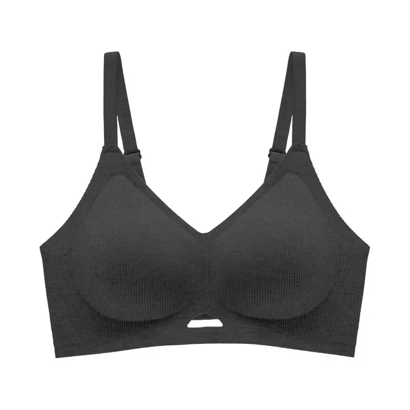 Sous-vêtements sans couture pour femmes, soutien fin et doux, froncés, seins latéraux, soutien-gorge Anti-affaissement, confortable et respirant