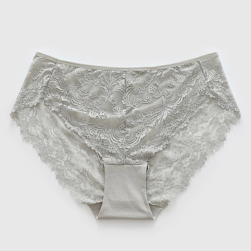 Sous-vêtements femmes coton ropa intérieur femenina surdimensionné lingerie dentelle doux calzones para mujer élégant sans couture sexy culotte nouveau