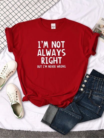 T-shirt col rond femme, estival et décontracté, cool et intéressant avec lettres imprimées